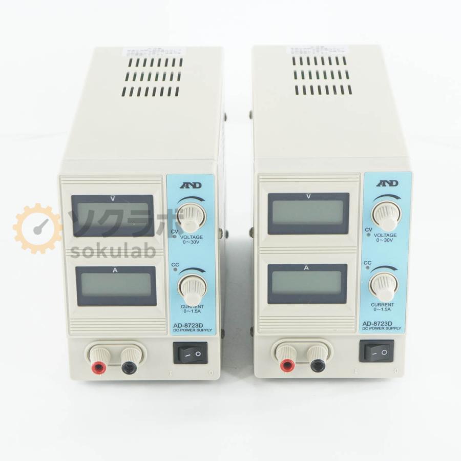 [DW]USED 8日保証 2台セット A＆D AD-8723D AD8723D DC POWER SUPPLY 直流安定化電源 DC電源 直流電源 [08429-0010] |  | 02