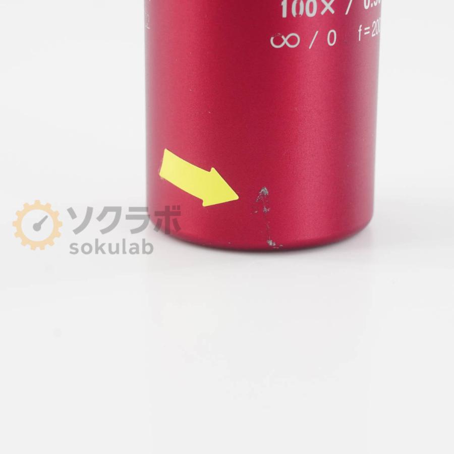 [DW]USED 8日保証 Mitutoyo M Plan Apo NIR 100×/0.50 ∞/0 f200 Objective Lens ミツトヨ 対物レンズ 明視野用近赤外域補正対物レンズ 顕微鏡… [08586-0010] |  | 11