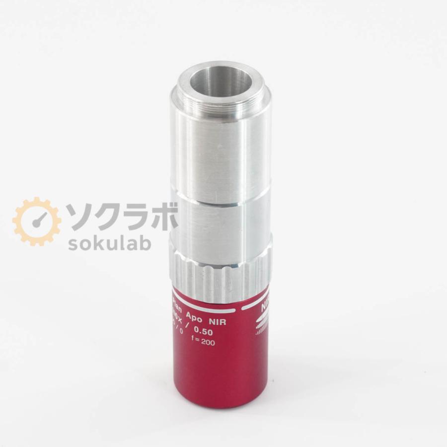 [DW]USED 8日保証 Mitutoyo M Plan Apo NIR 100×/0.50 ∞/0 f200 Objective Lens ミツトヨ 対物レンズ 明視野用近赤外域補正対物レンズ 顕微鏡… [08586-0010] |  | 01