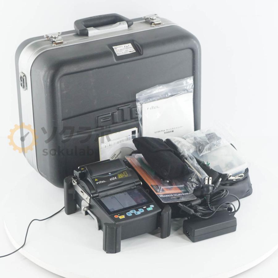 [JB]USED 保証なし 総放電2067回 FURUKAWA ELECTRIC S124 M4 FITEL S124M4 古河電気工業 多心 光ファイバ融着接続機 FUSION SPLICER [08783-0010] | 