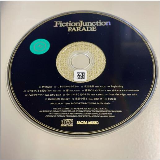 PARADE／FictionJunction | ソニーミュージック