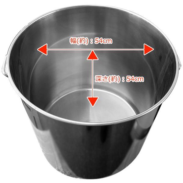 130L 寸胴鍋 大容量 ステンレス製 大人数 アウトドア レジャー