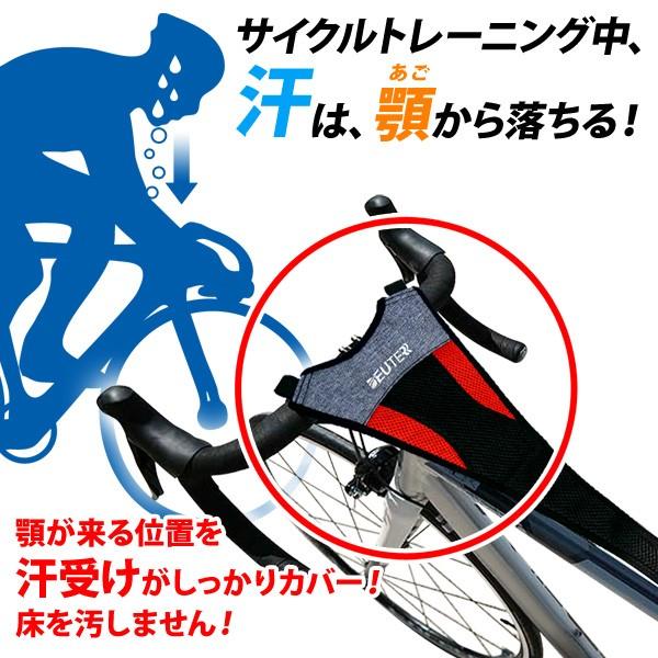 スウェットカバー 汗取りパッド 自転車 汗落ち防止 汗受けネット