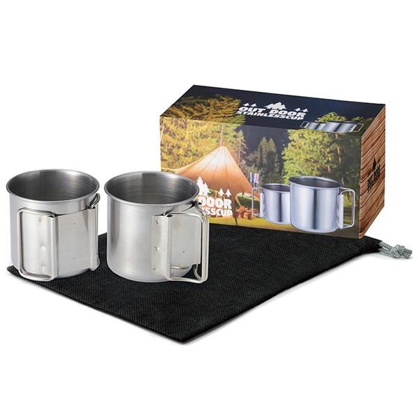 アウトドア ステンレスカップ 2個組 マグカップ 折りたたみ ステンレスマグカップ コップ ホット キャンプ レジャー 食器 Earth Wing 通販 Paypayモール