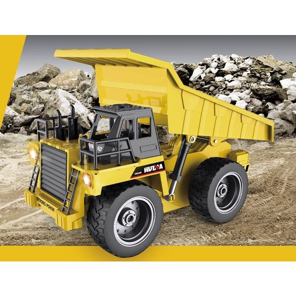 ラジコン ダンプカー 2 4ghz パワーダンプカー イエロー おもちゃ ダンプトラック 前進 後退 ラジコンカー 充電式 電動 重機 子供 おもちゃ 玩具 Earth Wing 通販 Paypayモール