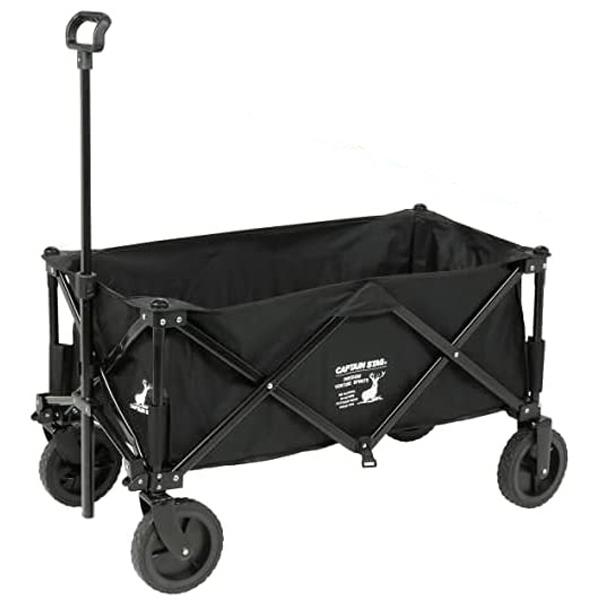 アウトドアワゴンブラック CS BLACK LABEL アウトドアワゴン 収束型4輪キャリー キャプテン