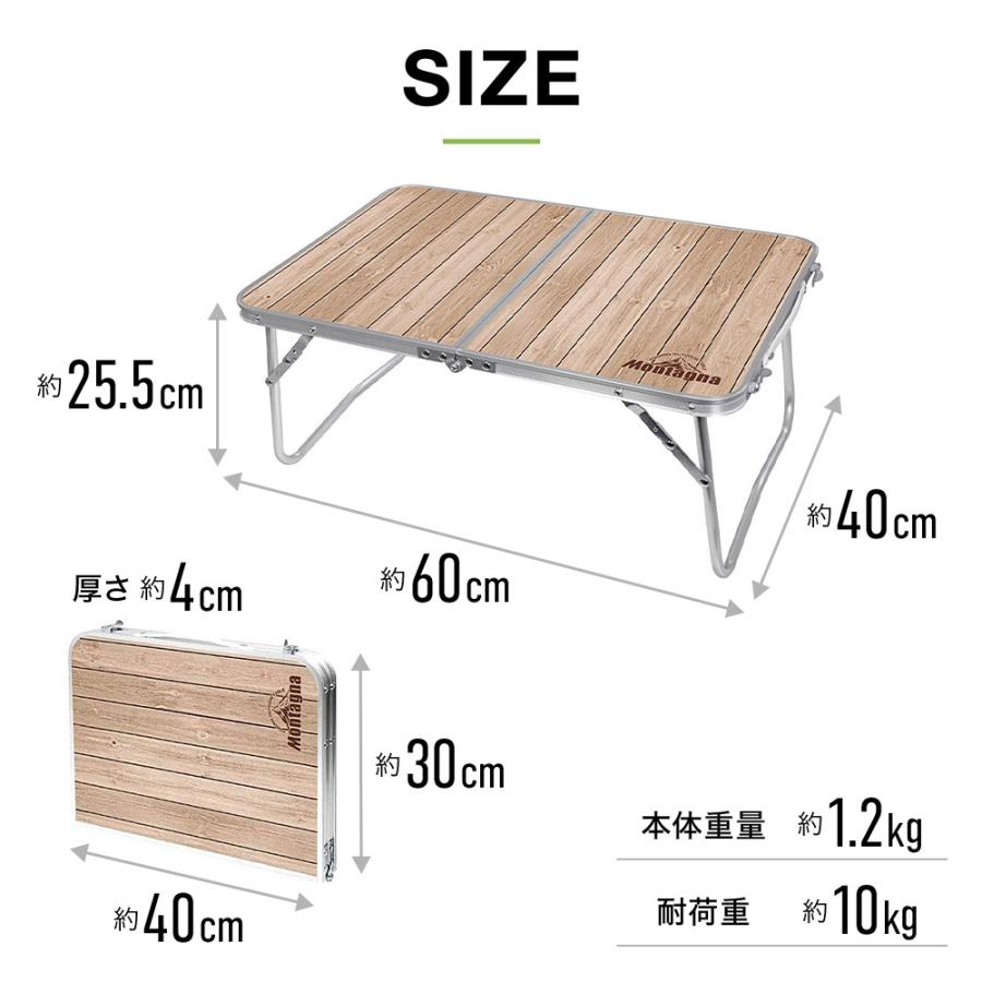 アウトドア テーブル 折りたたみ アルミ ローテーブル 60cm 軽量 コンパクト 折り畳み 持ち運び レジャーテーブル アルミテーブル キャンプ ピクニック｜discount-spirits2｜12