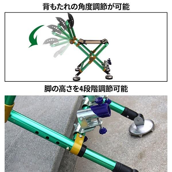 釣り用椅子 折りたたみ フィッシングチェア 釣り台 ロッドホルダー