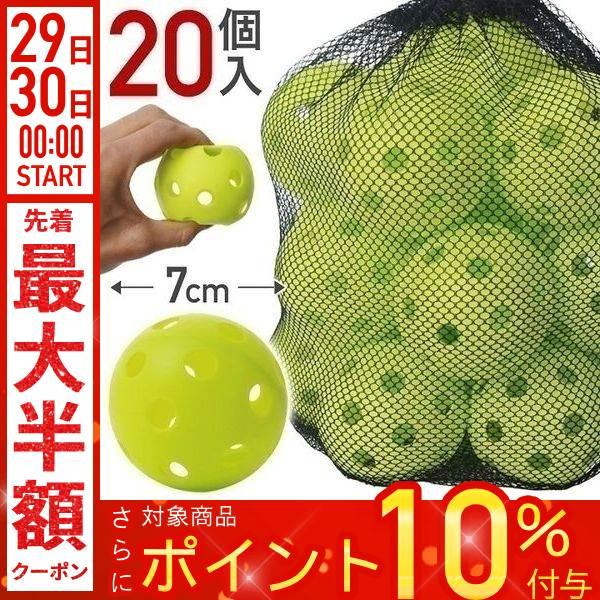 野球 練習ボール 穴あき ボール バッティング 個 打撃 練習 練習道具 練習用具 バッティング 練習用品 トレーニング バッティング用ボール 子供 飛ばない Earth Wing 通販 Paypayモール