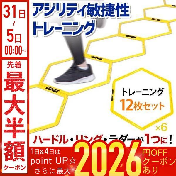 トレーニングラダー ラダートレーニング 12枚セット ハードル スピード