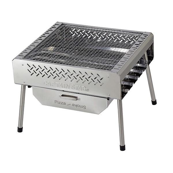 キャプテンスタッグ　Fire&Grillテーブルセット　キャンプ　焚火　BBQ CAPTAIN STAG アウトドアテーブル Fire&Grillテーブルセット 6点