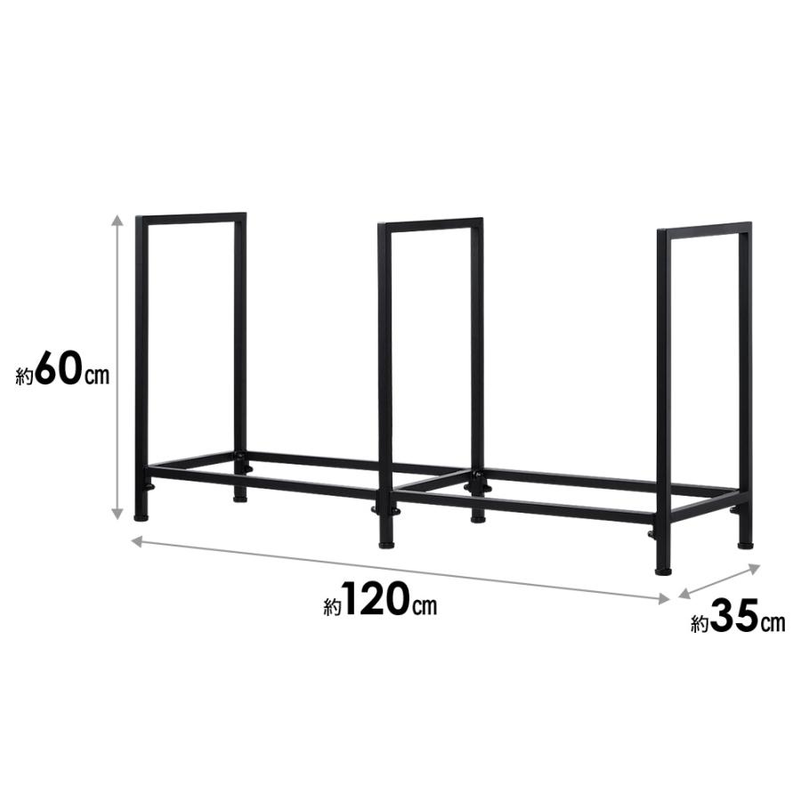 薪ラック キャンプ 薪棚 ログラック 薪ストッカー 薪 収納 ラック 薪用