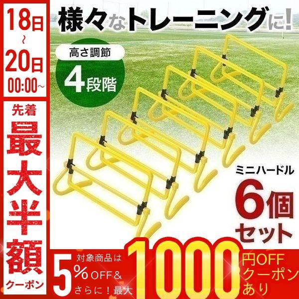ハードル ミニハードル 6個セット 練習 陸上 トレーニング用品