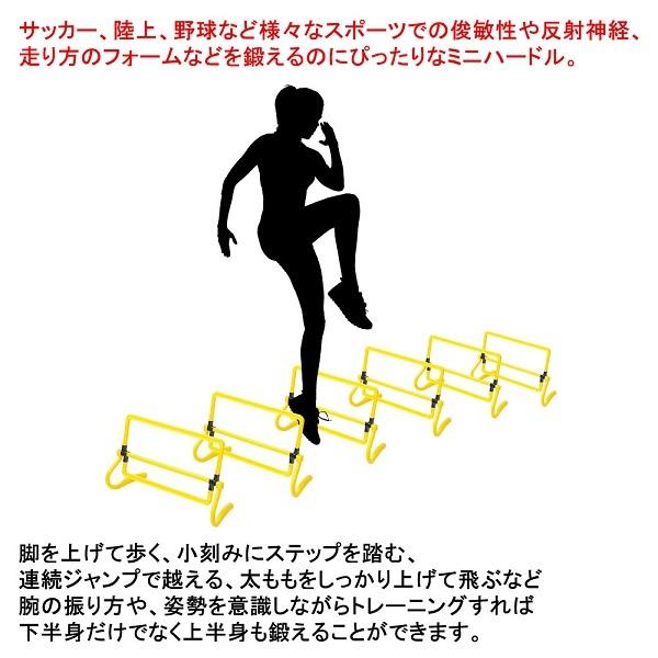 ハードル ミニハードル 6個セット 練習 陸上 トレーニング用品