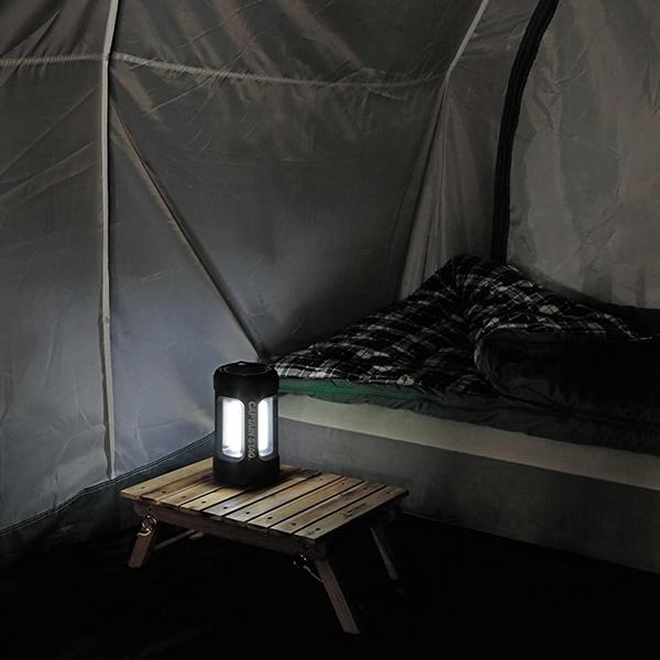 CAPTAIN STAG ledランタン 電池式 防災 明るい キャンプ 連続