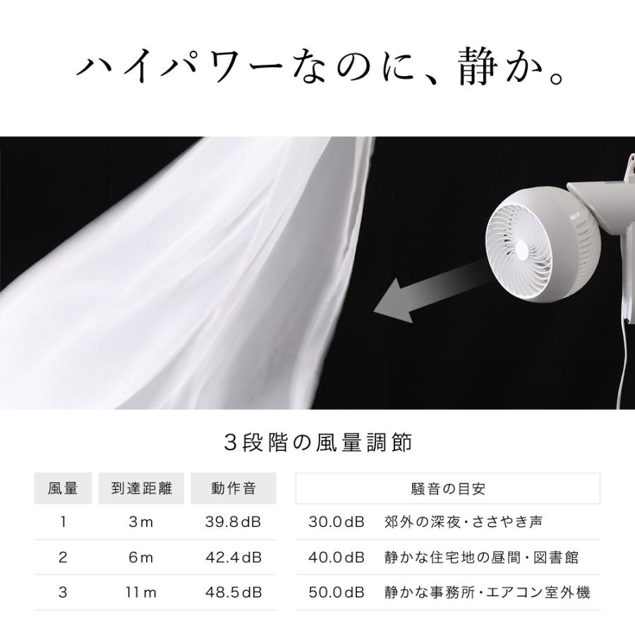 壁掛け 扇風機 サーキュレーター 洗える 静音 22畳 壁掛け扇風機 上下