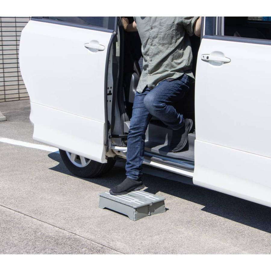 ステップ 踏台 1段 折りたたみ ステップ台 玄関台 介護 補助 脚立 10cm