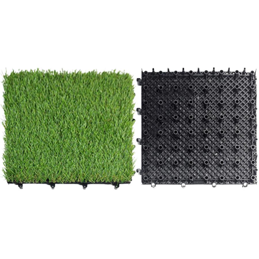 人工芝 ジョイント 人工芝生 ジョイントマット diy パネル ベランダ