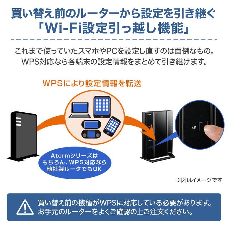 無線lanルーター ルーター wifi nec 無線ルーター PA-WG2600HS2 無線lan Wi-Fi ワイファイ wifiルーター lanルーター｜discount-spirits2｜08