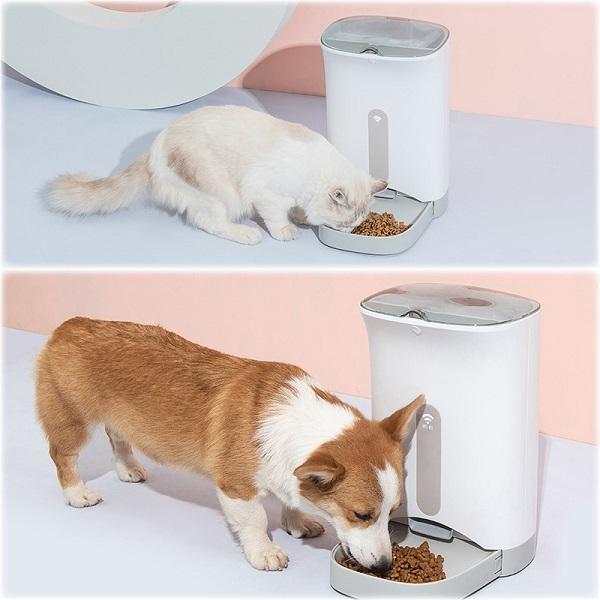 給餌器 猫 犬 自動 遠隔操作 タイマー スマホ アプリ 4.3L 大 給餌器 猫 犬 自動 遠隔操作 タイマー スマホ アプリ 4.3L 大