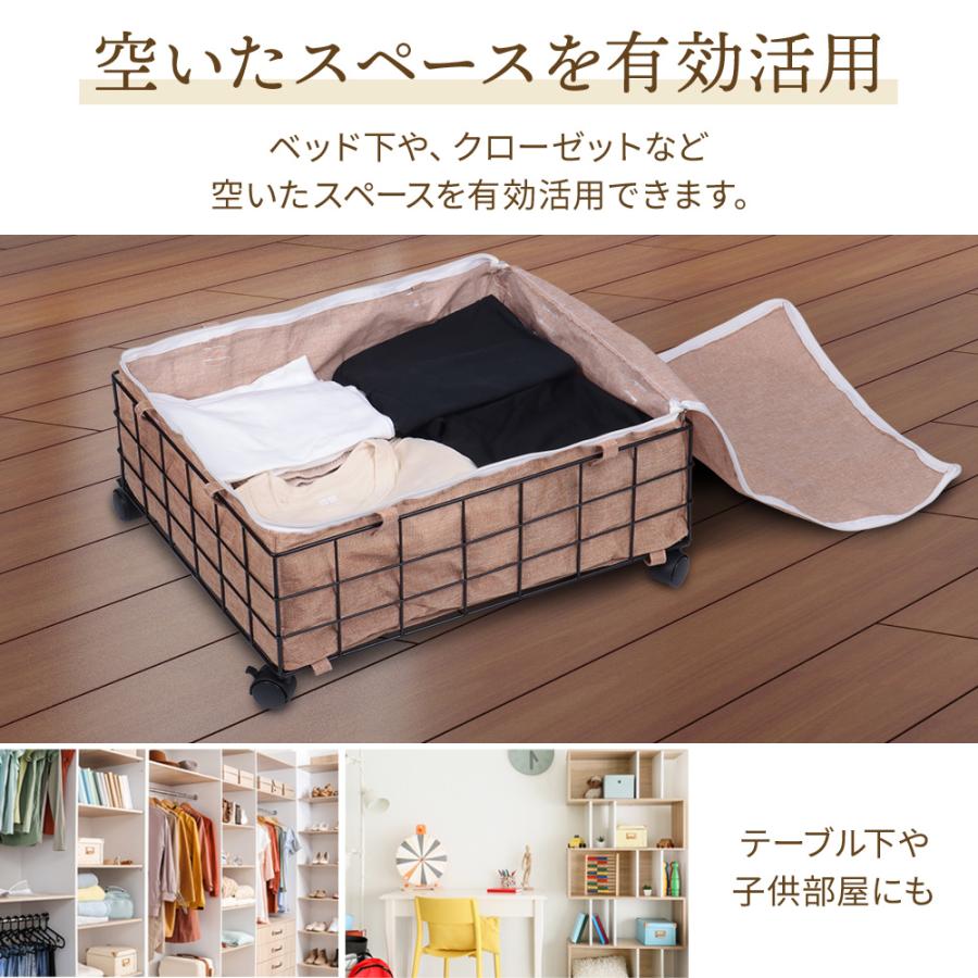 ベッド下収納ケース キャスター付き ベッド下 収納 ケース キャスター