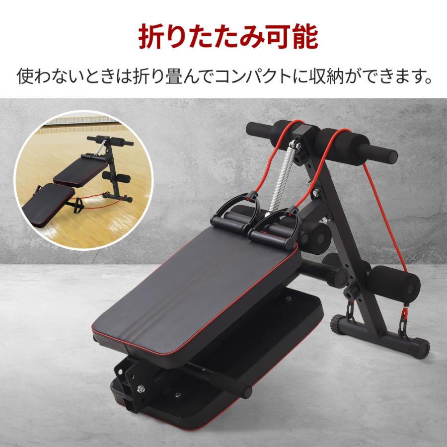 トレーニングベンチ 折りたたみ 筋トレ ベンチ 筋トレベンチ トレーニング ベンチ台 ベンチプレス ベンチプレス台 腹筋台 折り畳み コンパクト｜discount-spirits2｜06