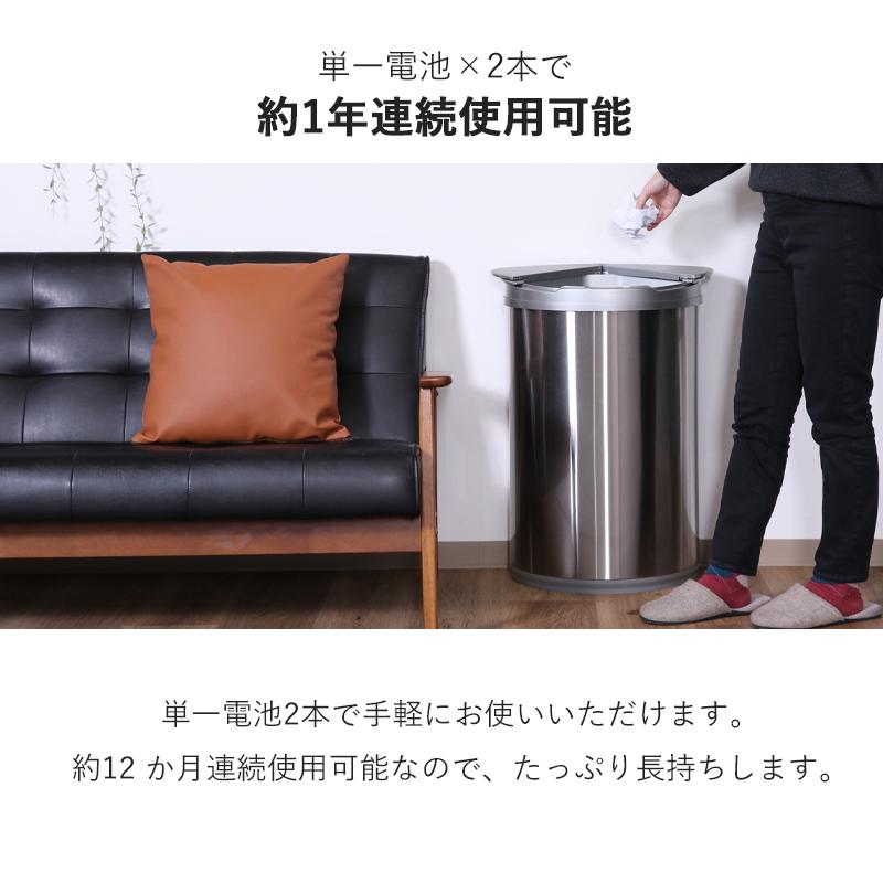 不二貿易（Fuji Boeki） ゴミ箱 おしゃれ 47リットル キッチン スリム