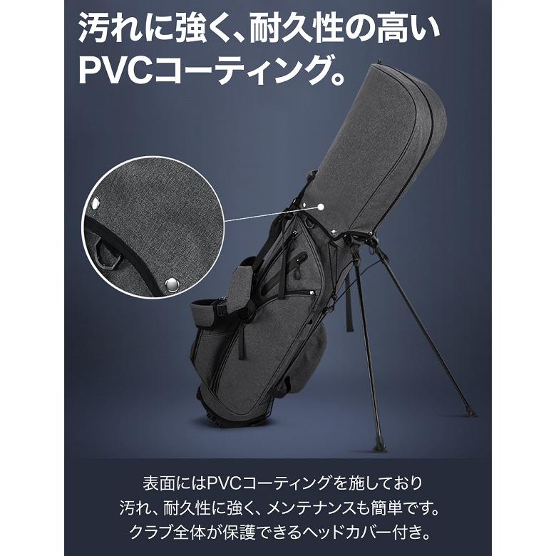 キャディバッグ メンズ ゴルフバッグ 5分割 14本 自立 収納 軽量 キャディバッグ メンズ ゴルフバッグ 5分割 14本 自立 収納 軽量