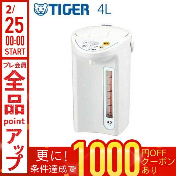 タイガー電気ポット タイガー（TIGER） 電気ポット 4L 大容量 マイコン 電動ポット