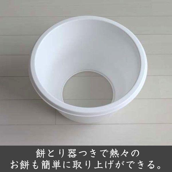 ホワイト 円形 プラスチック餅付き タイガー魔法瓶 餅つき機 3升 小型 タイガー 家庭用餅つき機 もちつき
