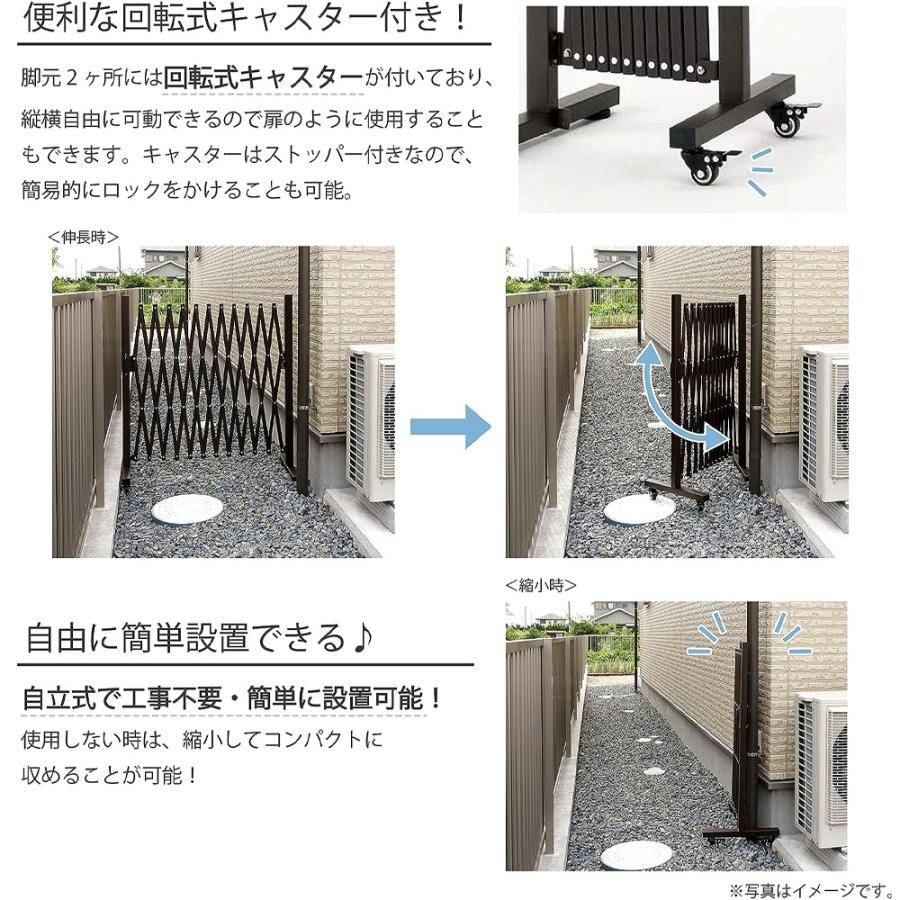 アルミフェンス 3.2m 伸縮 アルミ フェンス 間仕切り 折りたたみ キャスター付き 工事不要 アルミ伸縮フェンス 伸縮フェンス 伸縮式｜discount-spirits2｜04