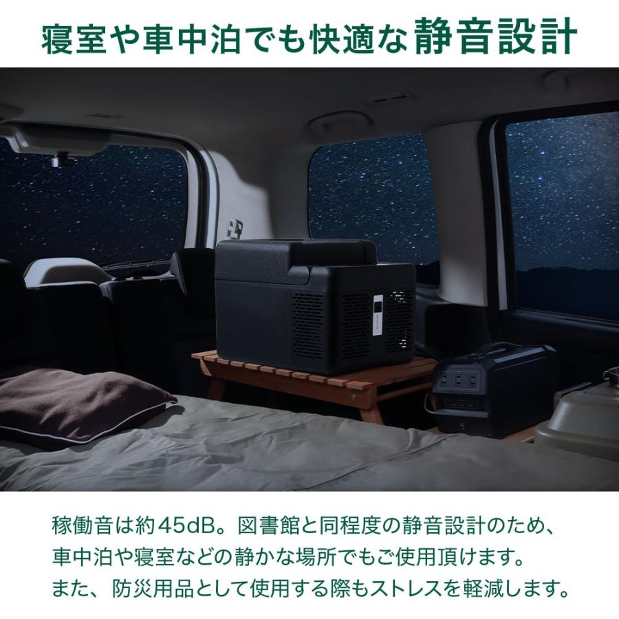 車載 冷蔵庫 冷凍庫 12L DC 12V 24V AC 2電源 ポータブル冷蔵庫 自動車