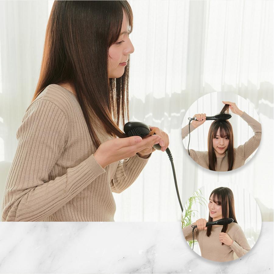東亜産業 ストレートブラシ 海外対応 ストレートブラシアイロン ヒート
