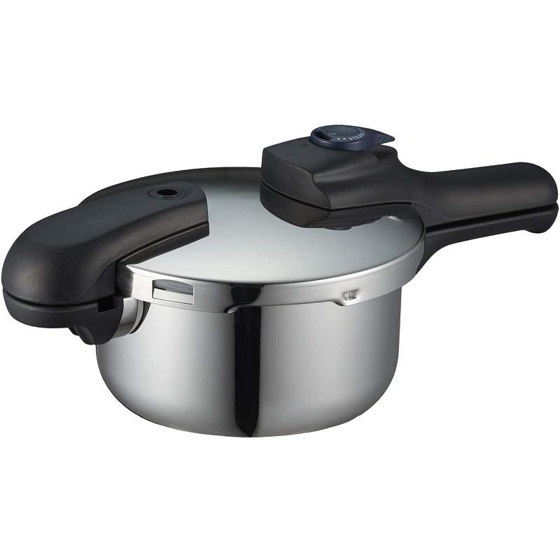パール金属 圧力鍋 2.5L IH対応 ih 3層底 片手鍋 圧力調理 ガス 対応