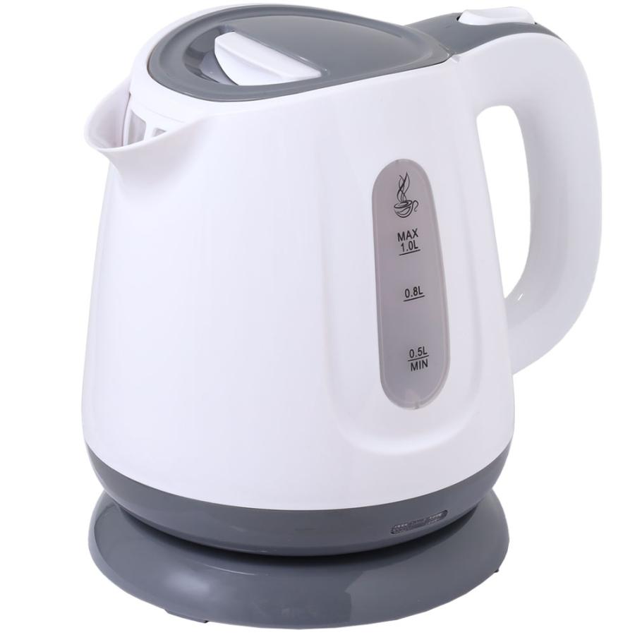 電気ケトル ケトル 卓上ケトル 湯沸しケトル コンパクト コードレス 電気 持ち運び 大容量 空焚き 防止 1L 便利 沸騰 おしゃれ