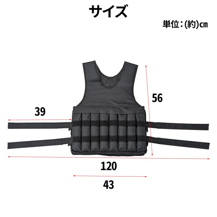  10kg ウエイトベスト AEROREADY トレーニングベスト ウエイトベスト 10kg ウエイトジャケット 筋トレグッズ 重りベスト