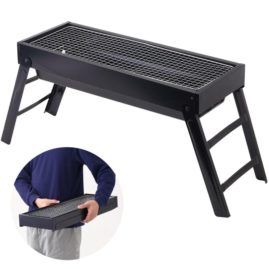 バーベキューコンロ 折りたたみ バーベキューグリル コンロ BBQ