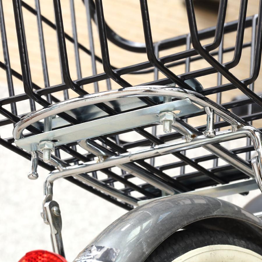 自転車 カゴ 後ろ リアバスケット 自転車かご リアカゴ 大容量 軽量 