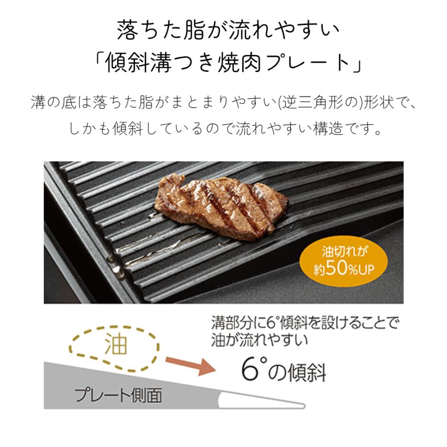 象印 ホットプレート EA-KE20 やきやき 傾斜溝 焼肉プレート 象印 ホットプレート EA-KE20 やきやき 傾斜溝 焼肉プレート