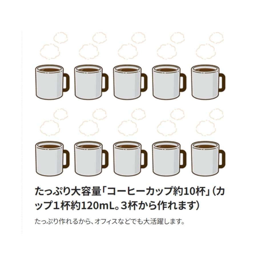 象印 コーヒーメーカー EC-YS100 1350ml 約10杯 3〜10杯 象印 コーヒーメーカー EC-YS100 1350ml 約10杯 3〜10杯