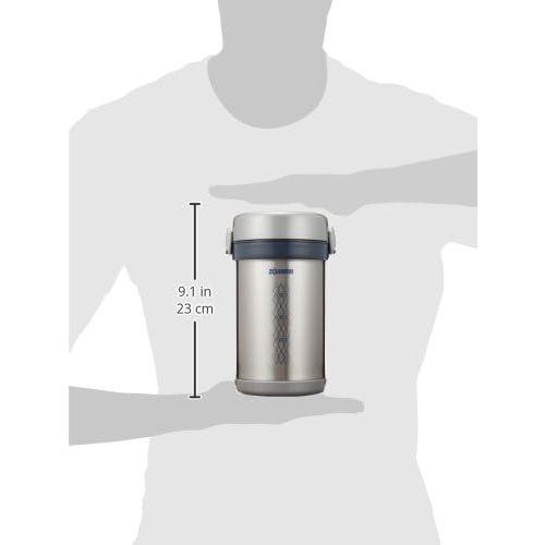 象印（ZOJIRUSHI） ランチジャー 電子レンジ 茶わん 1.5杯分 保温弁当