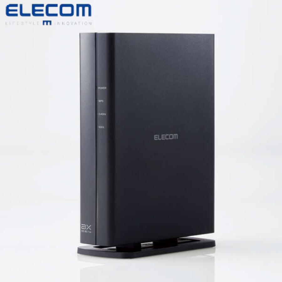 ELECOM（エレコム） Wi-Fiルーター 11ax.ac Wi-Fi 6 WRC-X1800GSH-B