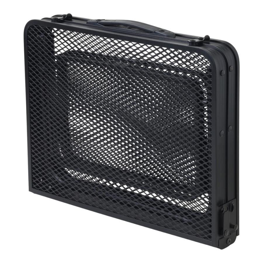 アウトドアテーブル 折りたたみ 耐荷重30kg 二つ折り メッシュテーブル