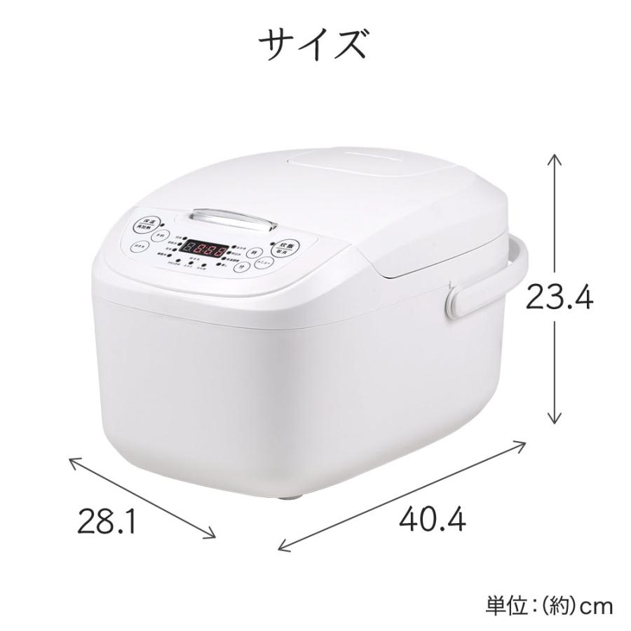 VERSOS 炊飯器 一升 10合炊き 1升炊き 一人暮らし 新生活