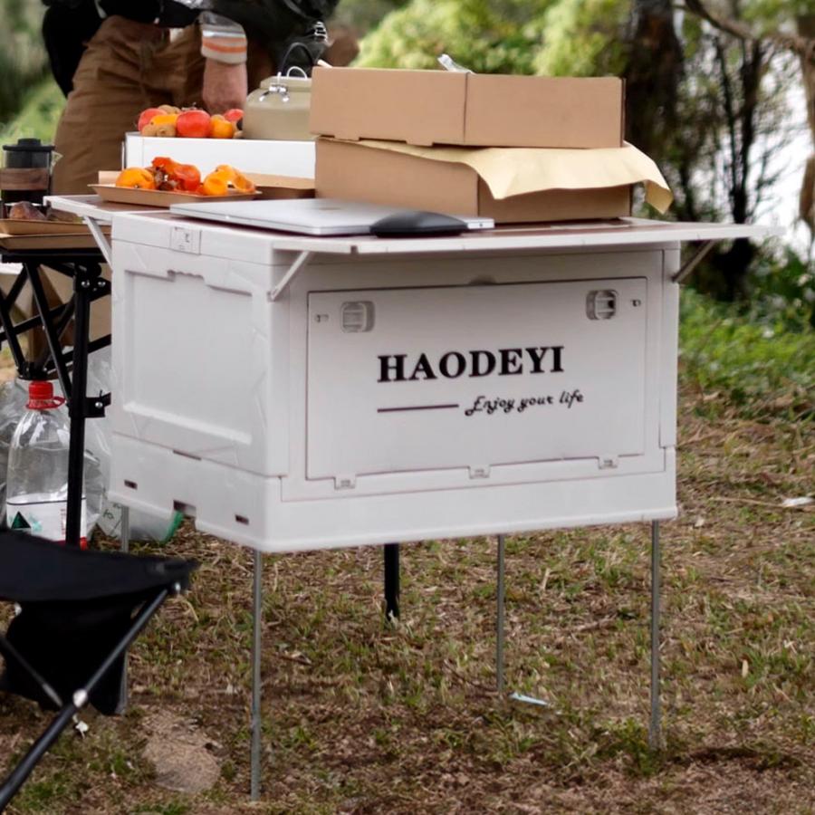 コンテナボックス 屋外 折りたたみ テーブル アウトドア 小型 収納