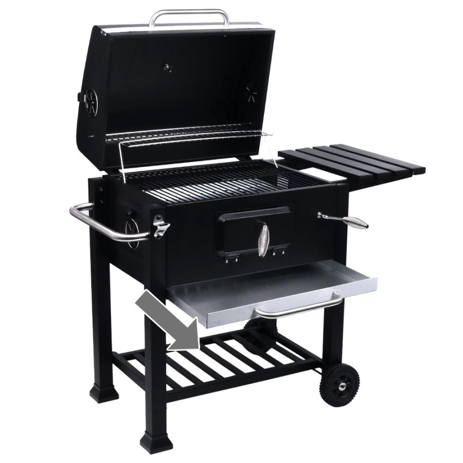 バーベキューコンロ 大型 蓋付き 折りたたみ ステンレス バーベキュー