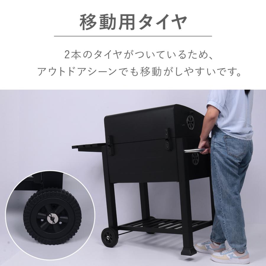 バーベキューコンロ 大型 蓋付き 折りたたみ ステンレス バーベキュー
