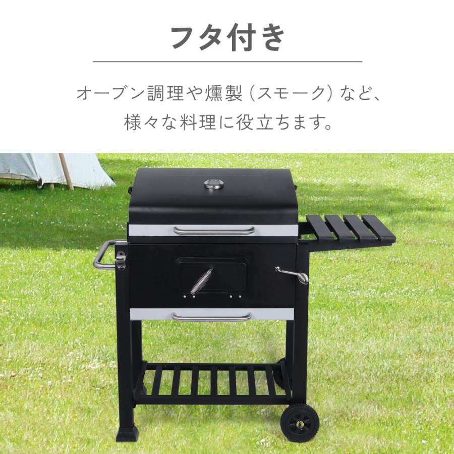 BBQコンロ　蓋付き　美品 バーベキューコンロ 大型 蓋付き 折りたたみ ステンレス バーベキュー