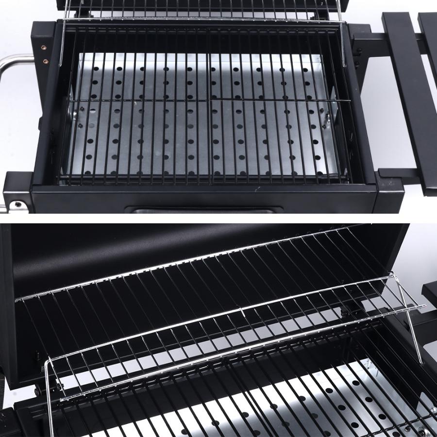 バーベキューコンロ 大型 蓋付き 折りたたみ ステンレス バーベキュー