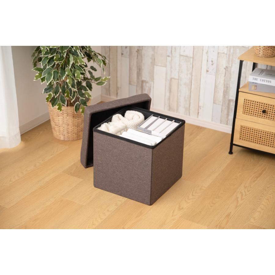 スツール 収納 ボックス 38×38cm 収納スツール 収納付き 椅子 収納
